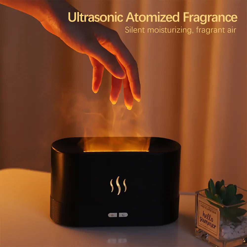 Flame Fragrance Diffuser – Visual Relaxation & Aromatherapy