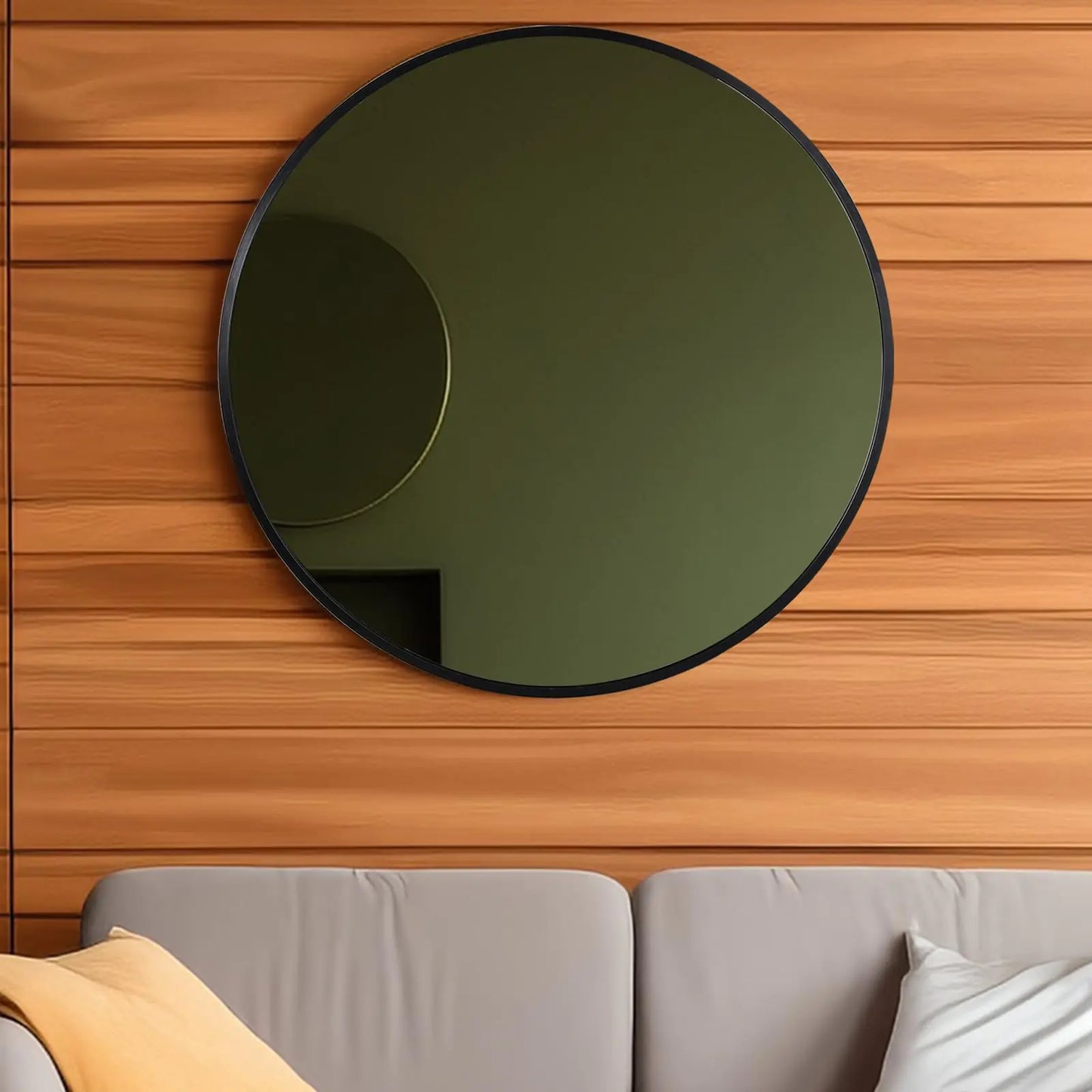 Minimalist Round Mirror β Elegant Wall Accent for Calm & Bright Interiors