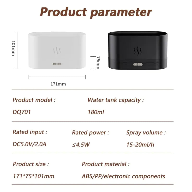 Fragrance Sooth Sleep 180 ml Humidifier – Aroma & Sleep Aid