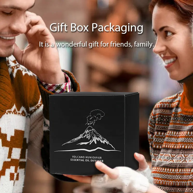 Volcano Humidifier & Essential Oil Diffuser – Spa Atmosphere