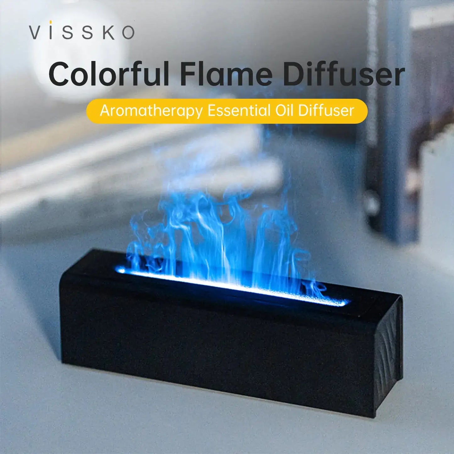 Glass Gravity Salt Lamp & Aromatherapy Diffuser