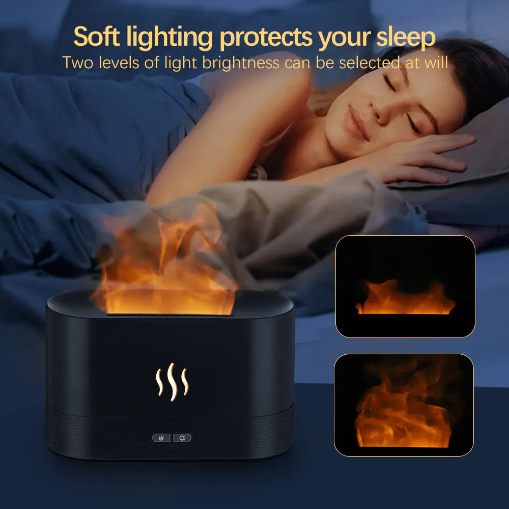 Flame Fragrance Diffuser – Visual Relaxation & Aromatherapy