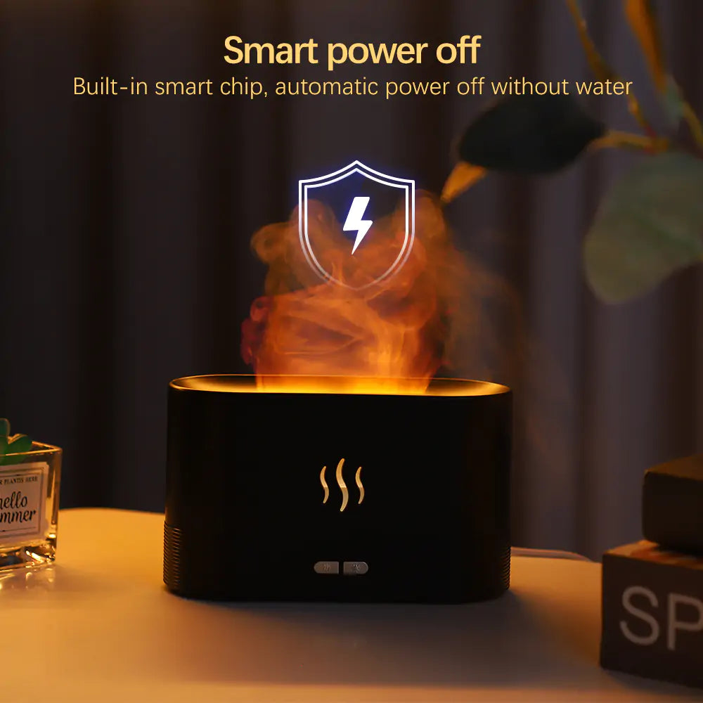 Flame Fragrance Diffuser – Visual Relaxation & Aromatherapy