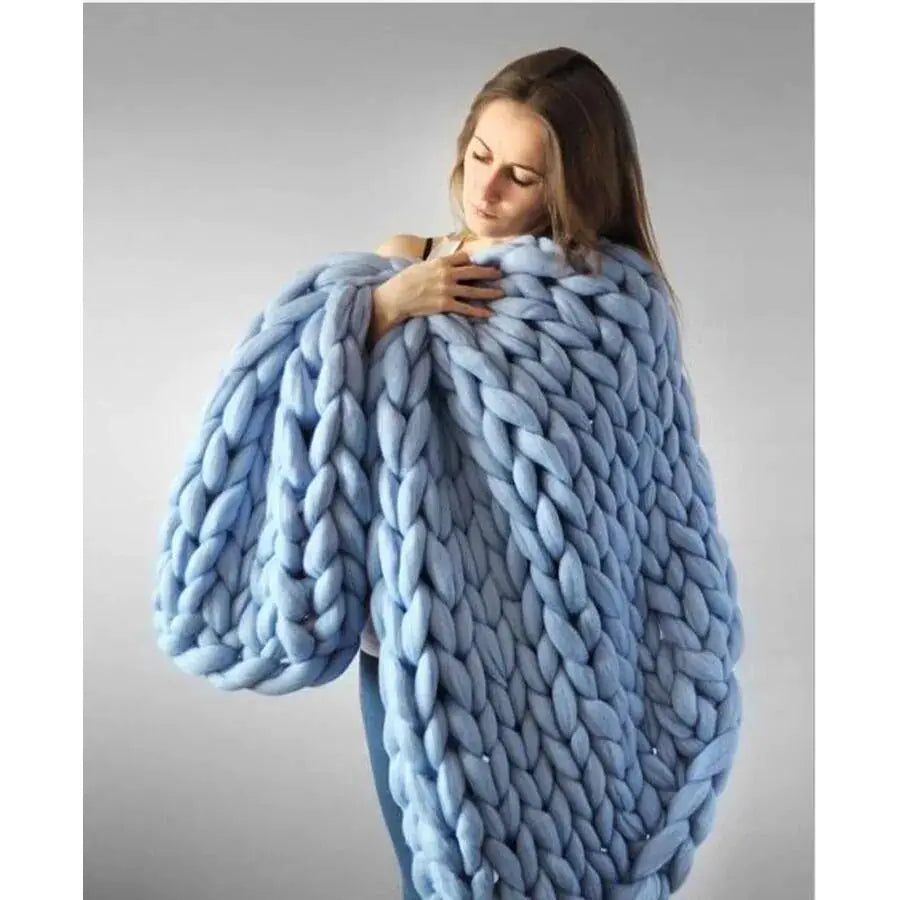 Zen Weighted Knitted Blanket 15 lb – Deep Sleep Comfort