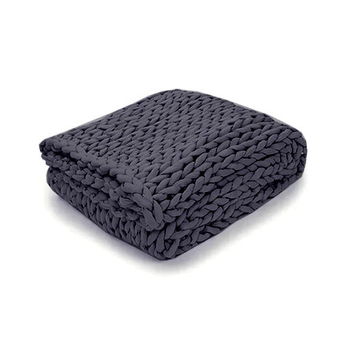 Zen Weighted Knitted Blanket 15 lb – Deep Sleep Comfort